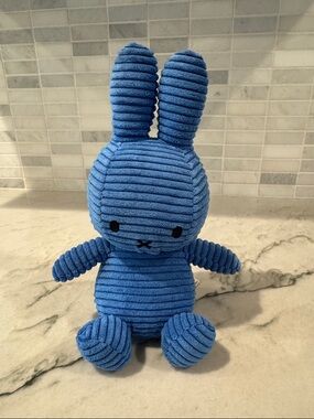 Cobalt Blue Miffy Eco Corduroy Plush 23cm 9in